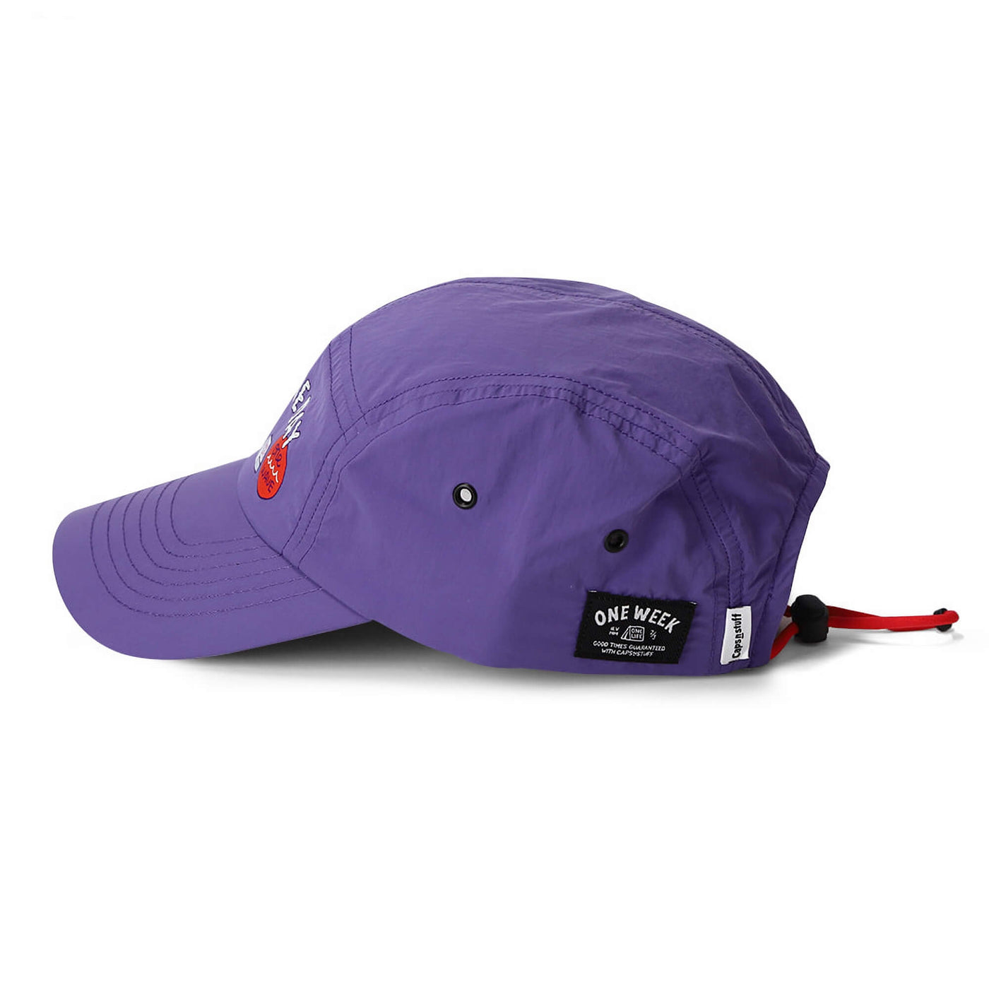 lightweight_camping_hat_backpacking_cap_toggle_adjuster_purple