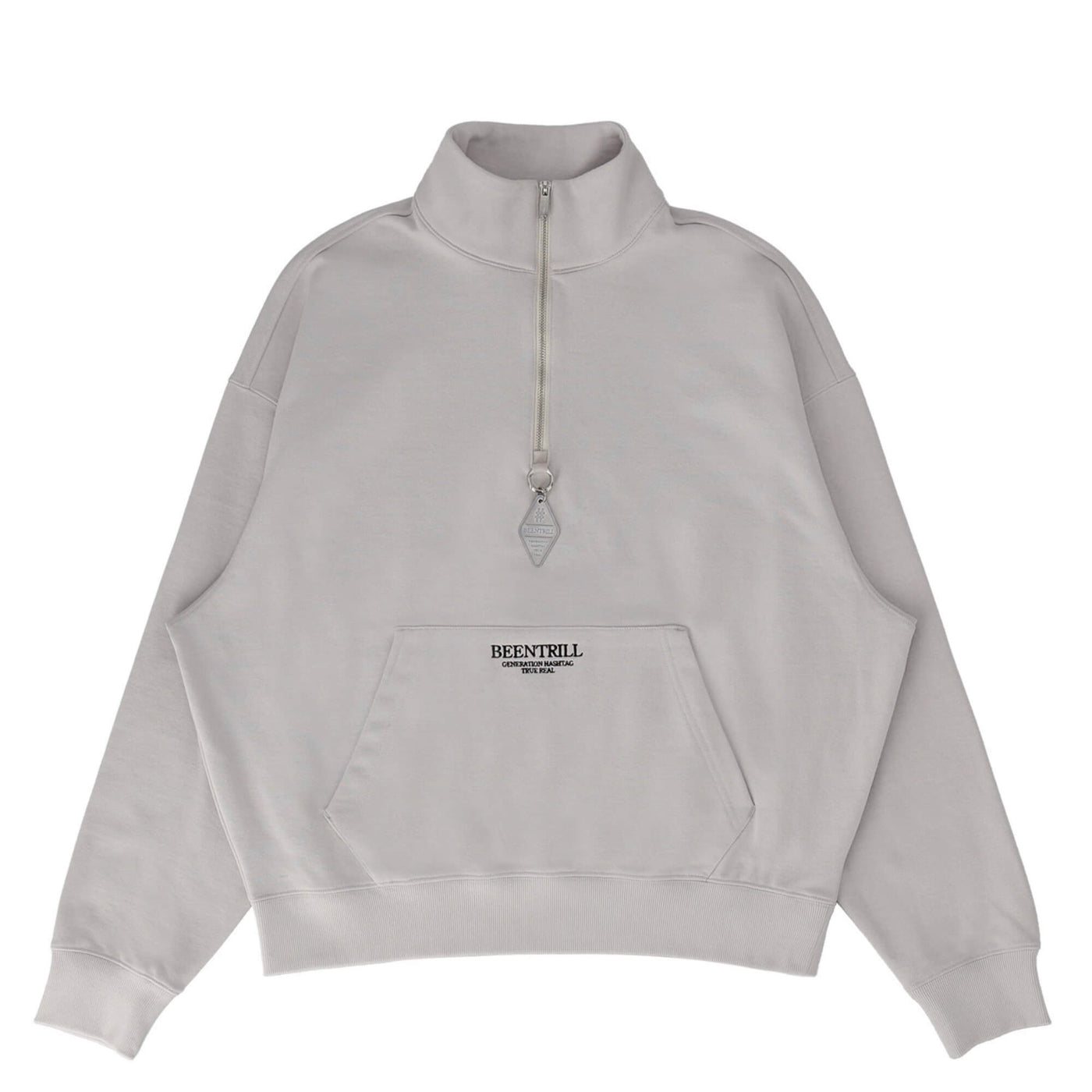 men-women-comfort-oversized-crewneck-loose-fit-sweatshirt-long-sleeve-half-zip-sweater-simple-design-pullover-casual-plain-tops-teens-mtm-light-beige-black