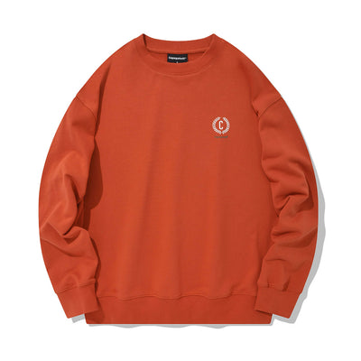 men_women_teens_comfortable_crewneck_simple_plain_sweatshirt_orange