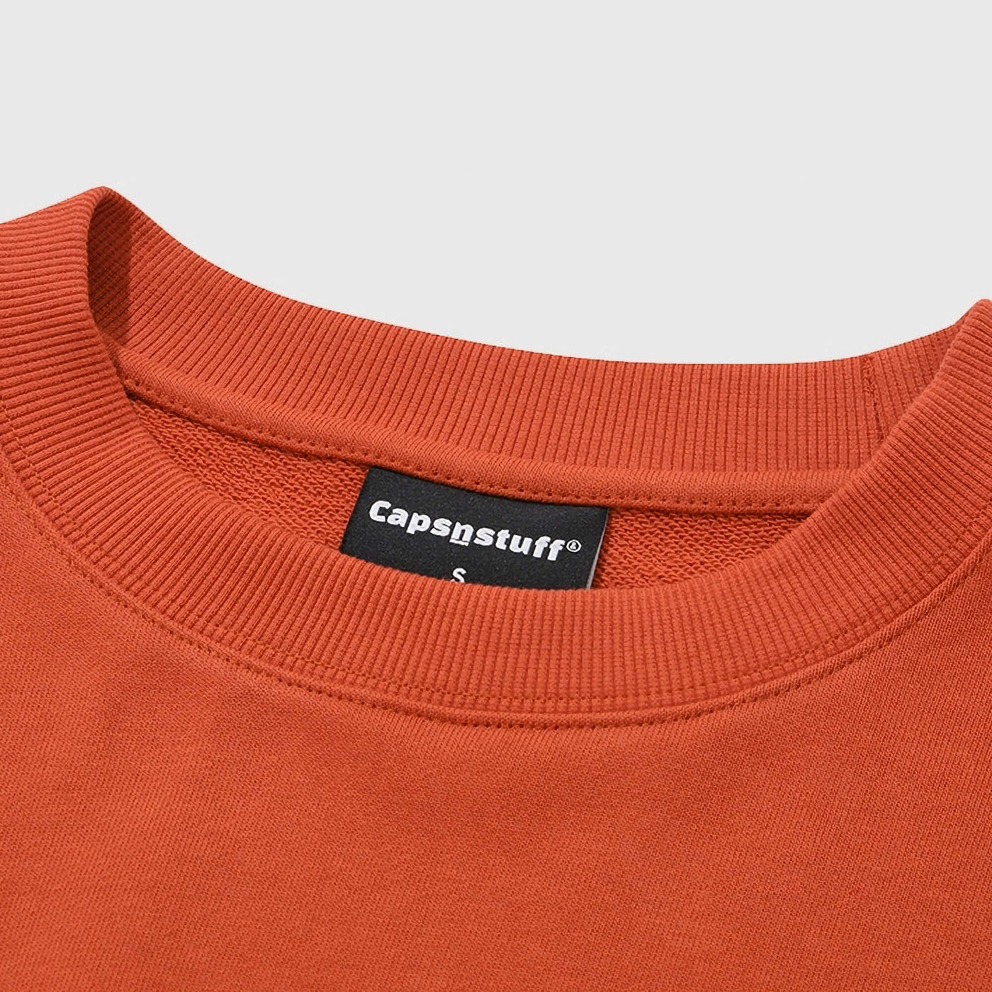 men_women_teens_comfortable_crewneck_simple_plain_sweatshirt_orange