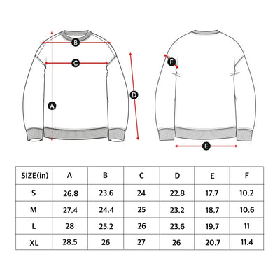 Unisex Comfortable Crewneck Simple Sweatshirt