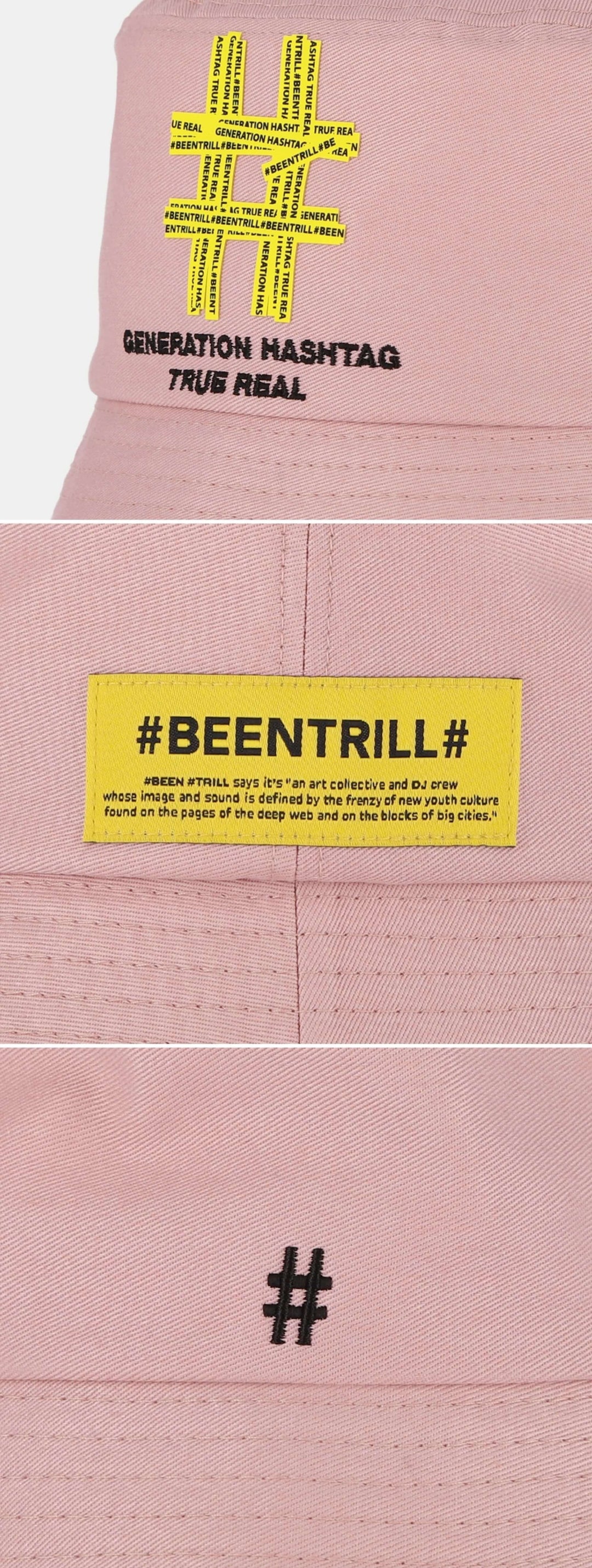 [BEENTRILL]★HASHTAG NEW BASIC BUCKET HAT BEENTRILL]☆HASHTAG NEW BASIC BUCKET HAT (BEEN TRILL/ハット
