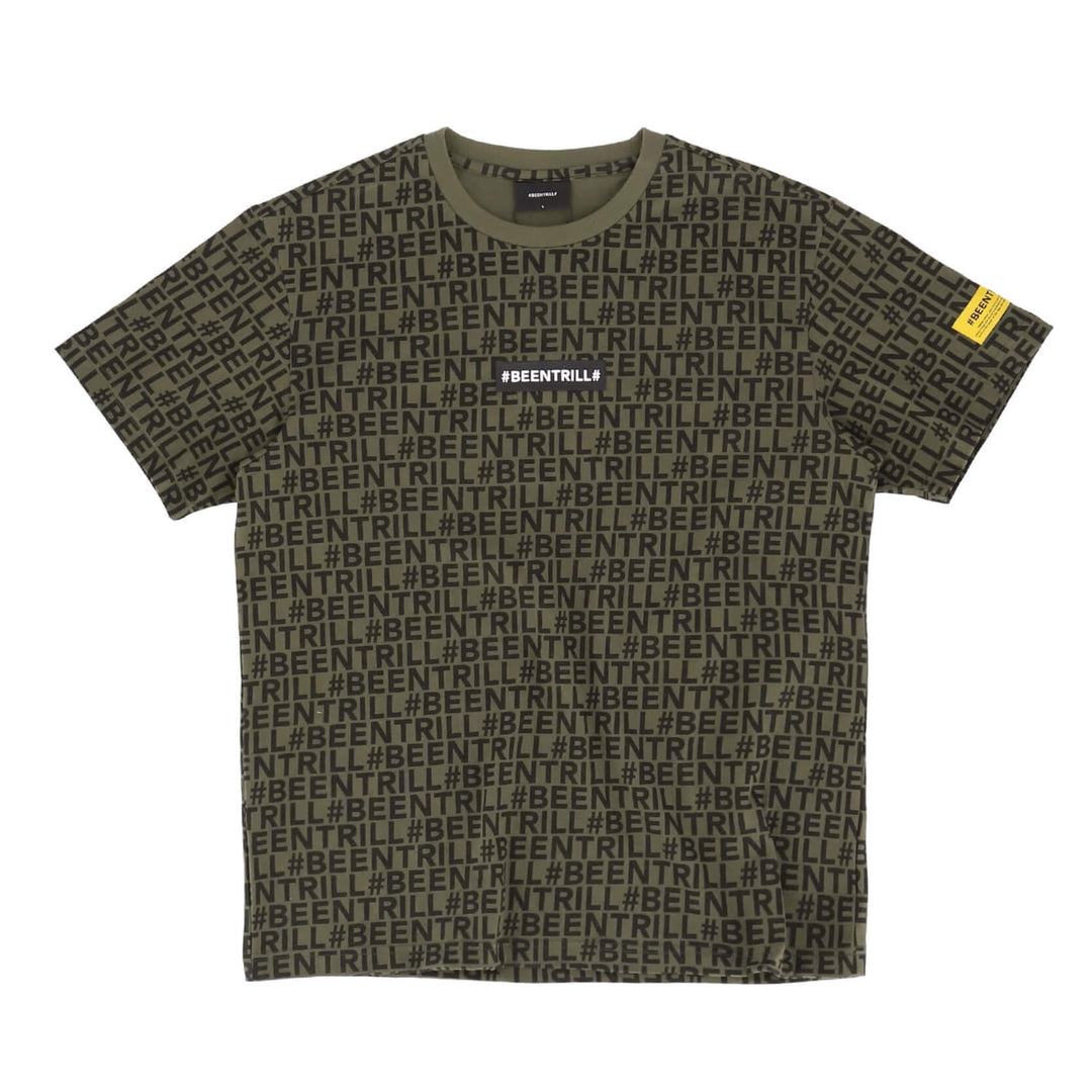 [BEENTRILL]★GALAXY LOGO COMFORT FIT SHORT SLEEVE T-SHIRT Men & Women Comfort Short Sleeve Monogram Cotton T-Shirt