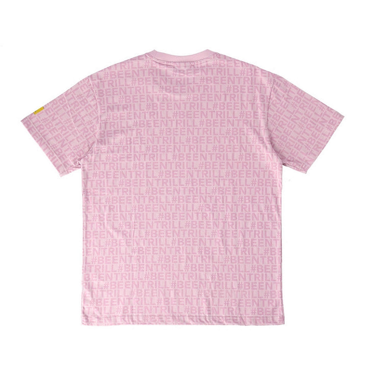 [BEENTRILL]★GALAXY LOGO COMFORT FIT SHORT SLEEVE T-SHIRT Men & Women Comfort Short Sleeve Monogram Cotton T-Shirt