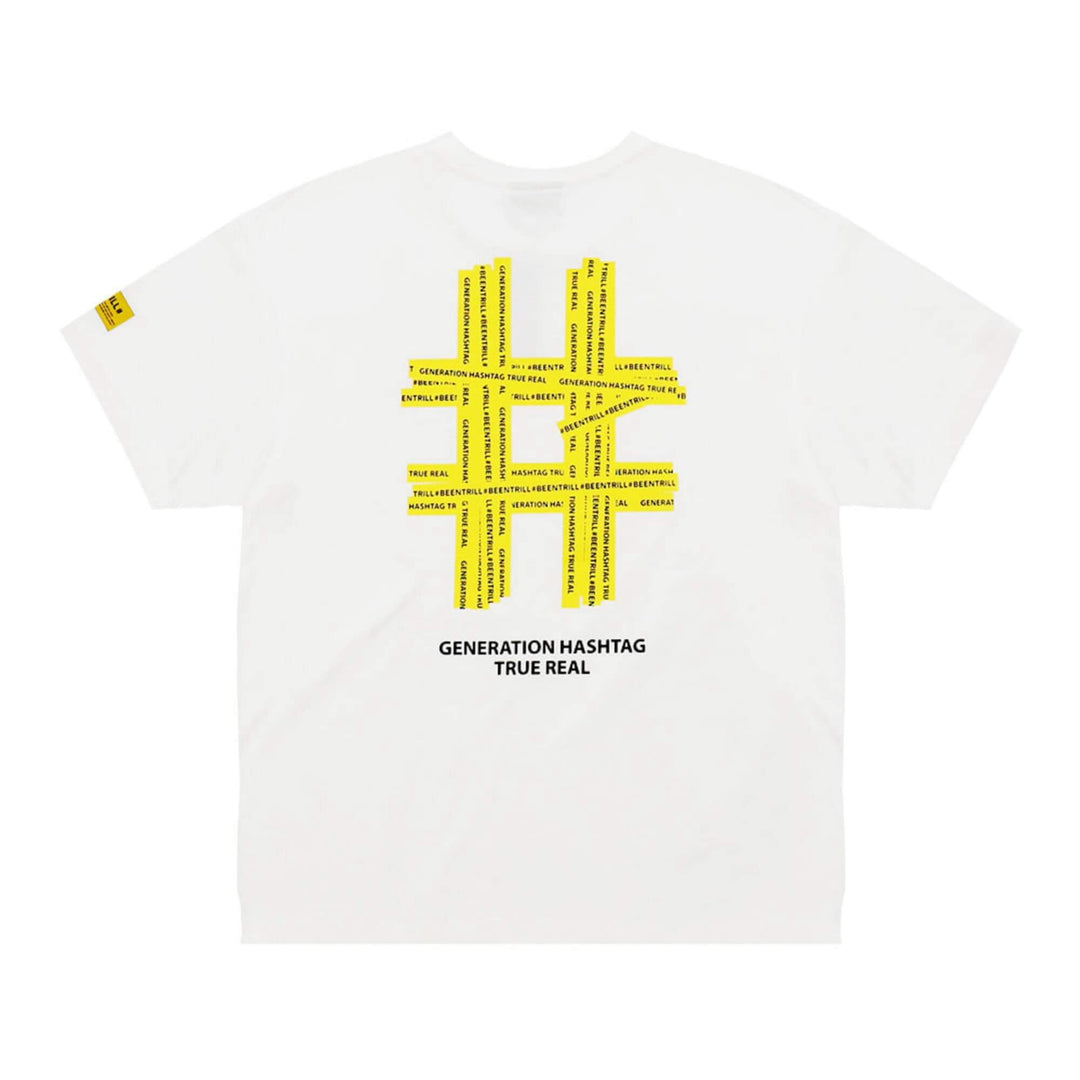 Men, Women Hashtag Short Sleeve Oversized Cotton T-Shirt