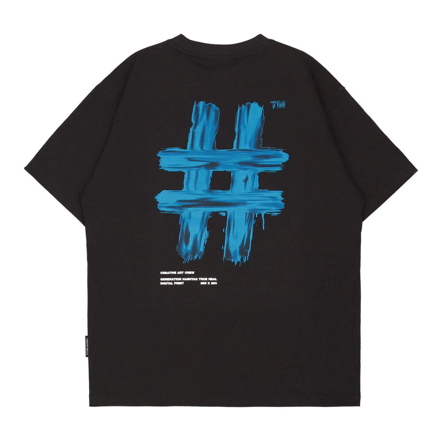 G_LINE Painting Hashtag Oversized T-Shirt