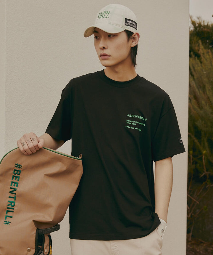 [BEENTRILL]★NEW HASHTAG LONG T-SHIRT Been Trill Black box logo Tee T-Shirt HBA A$AP ROCKY