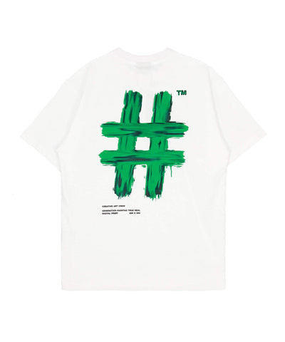 G_LINE Painting Hashtag Oversized T-Shirt