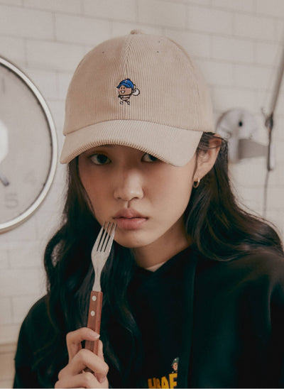 men_women_adorable_corduroy_cotton_hat_cute_baseball_cap_beige