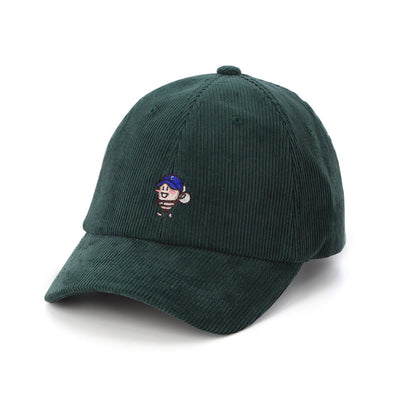 men_women_adorable_corduroy_cotton_hat_cute_baseball_cap_green